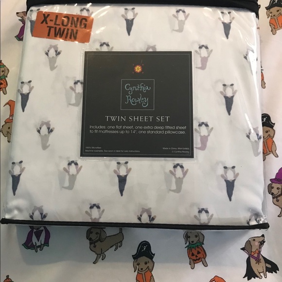 Extra long twin Cynthia Rowley sheets set Linens - Picture 2 of 5